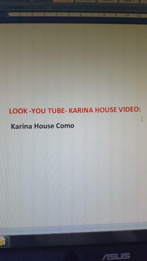 Karina House - Комо Экстерьер фото